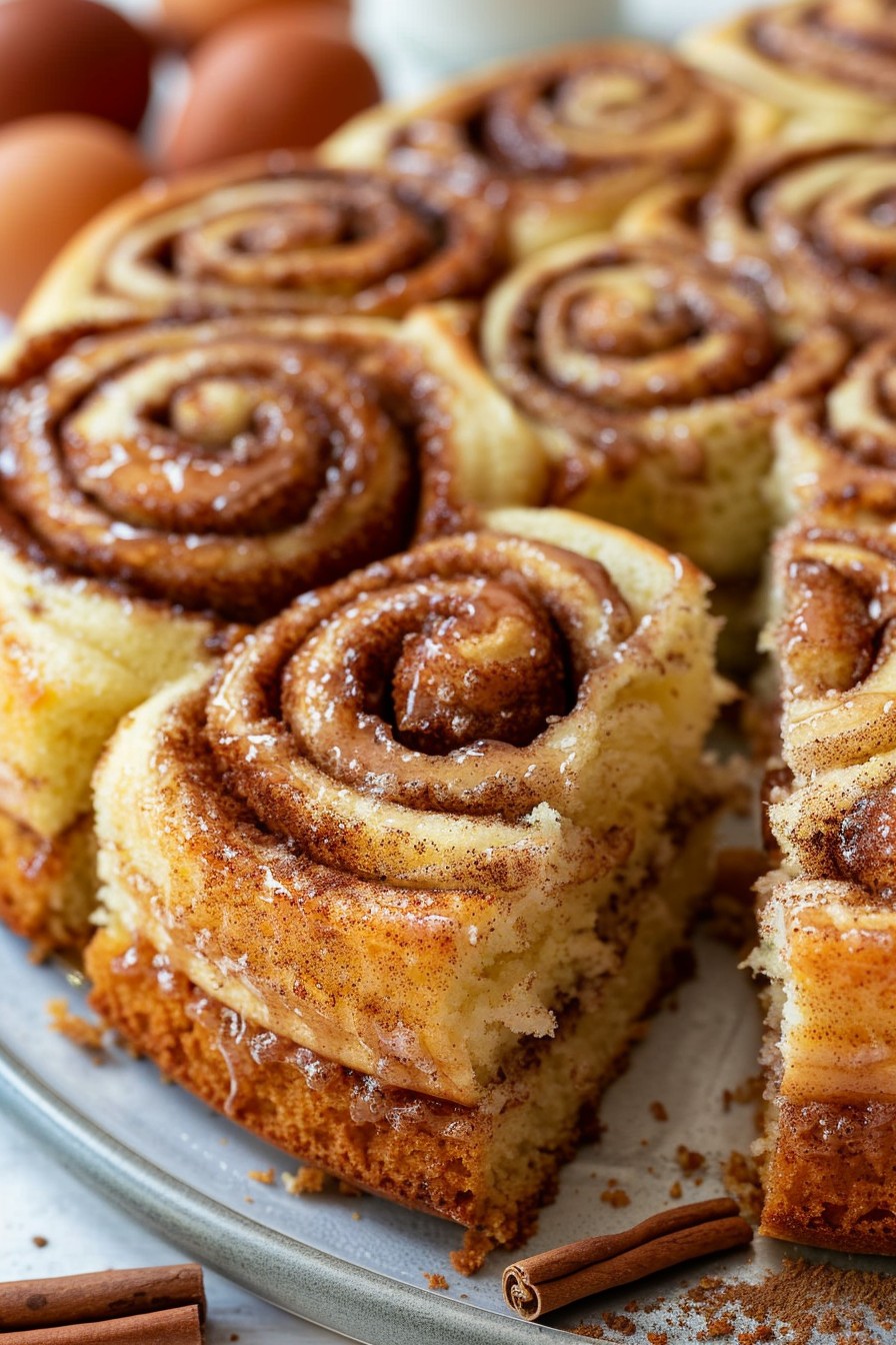 Bake the Perfect Cinnamon Bun Cake: Soft, Gooey, Glazed